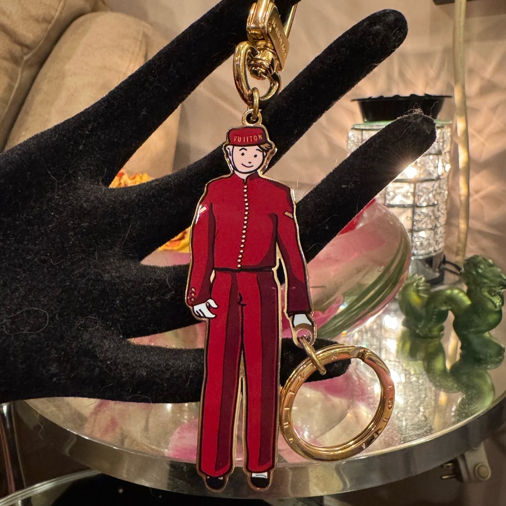 LOUIS VUITTON SUPER RARE PORTE CLES GROOM BELLBOY BAG KEY CHARM!